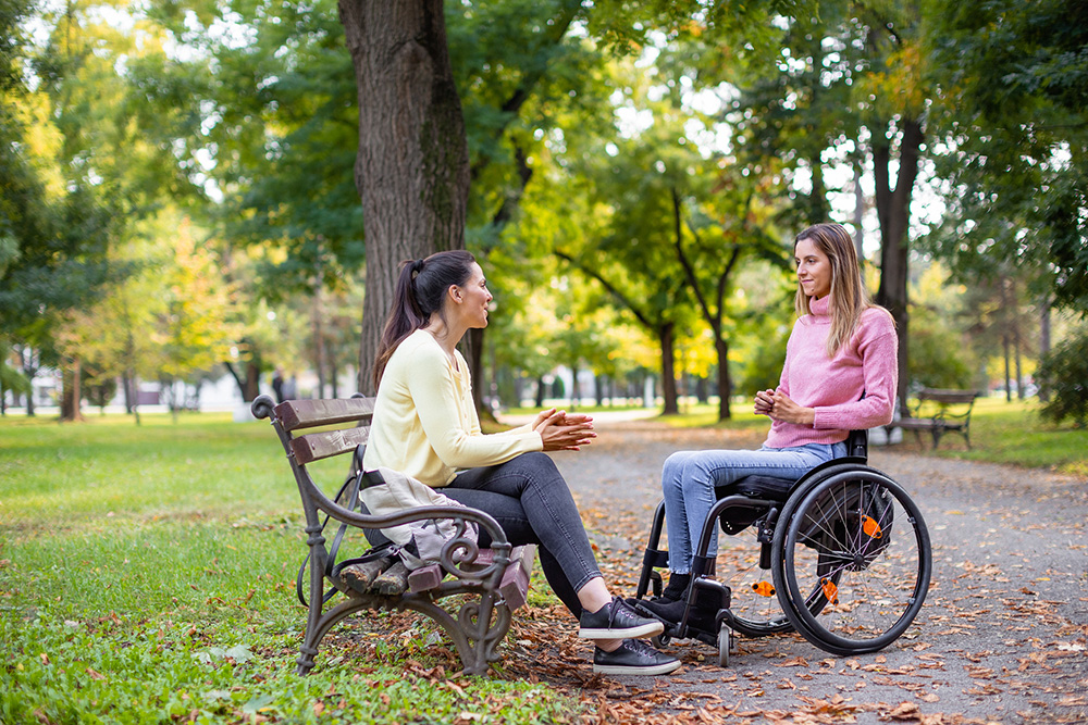 girl in wheelchair